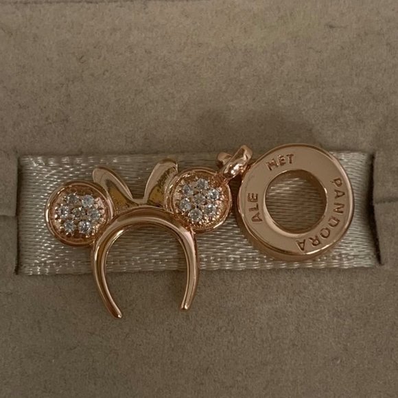Pandora Rose Minnie Ear Headband Exclusive Dangle - Picture 8 of 8